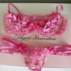 Agent Provocateur Pink Lingerie Set 🎀